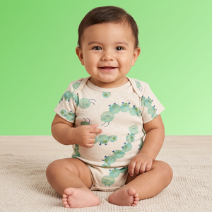 factory direct sale baby romper printed baby ruffle wings eco friendly toddler bamboo romper natural dyed substantial <b>clothing</b> - Product Image 1