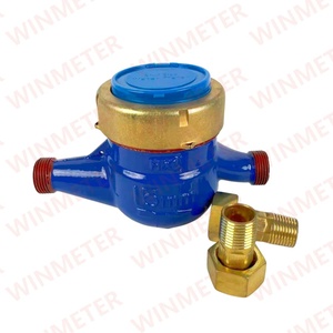 WINMETER中国工場製 クラスB DN15-DN50 鋳鉄製マルチジェットR80 100 160 200 IP68 冷温水メーター - Product Image 6