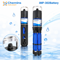 Capteur portable multiparamètres de qualité de l'eau pour la surveillance sur site : DO, pH, EC, ORP, Turbidité, Température, RS485, IP68, Batterie