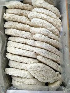 Côtelette de poisson préfrite enveloppée de chapelure de panko Bâton de morue émietté congelé - Product Image 2