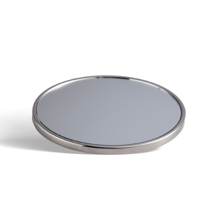 Customized Logo Round Portable Metal Blue Cosmetic Single Side Round Pocket <b>Compact</b> <b>Mirror</b> - Product Image 5