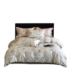 1688 X 100s Long Staple Cotton <b>Bedding</b> <b>Set</b> Satin Brushed Floral Pattern Four Seasons Use - Product Image 5