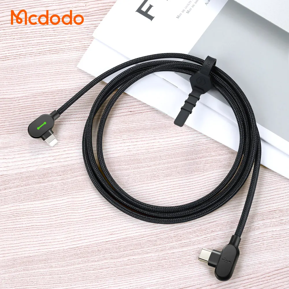 Braided PD Fast Charging Type C to 8 pin Data USB Cable Charger Mobile Phone Extension Charging USB Cable for iphone 8 X XS XR