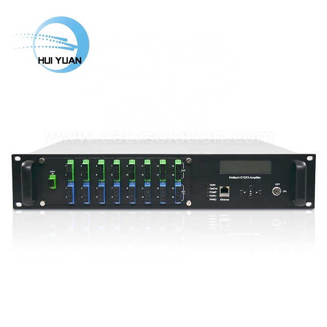 1550nm CATV Optical Amplifier WDM EDFA 16~23dBm SC/APC Dual Power Supply EYDFA