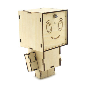 Kits de robotique, modèle de robot en bois à assembler, enseignement éducatif STEM, projet de bricolage scientifique pour les étudiants - Product Image 2