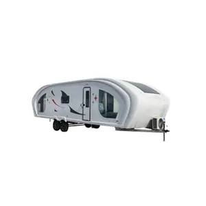 11m rv trailer camper 36ft caravan Produsen china rv camper rumah ekspedisi camper trailer perjalanan luar ruangan