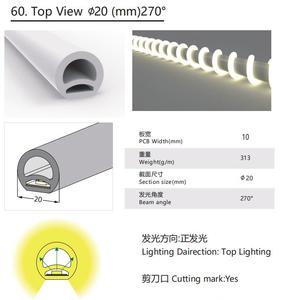 20Mm 22 Mm <span class=keywords><strong>360</strong></span> Độ Vòng Flex <span class=keywords><strong>Led</strong></span> Dải Ánh Sáng Ip67 Chiếu Sáng Ngoài Trời Không Thấm Nước - Product Image 2