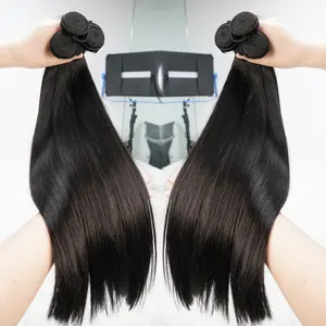 Harga Murah 100% rambut manusia mentah ombak air keriting dalam bundel warna alami dan rambut Frontal/ Malaysia/Vietnam |