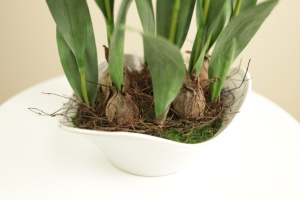 Handmade High Quality <strong>Tulip</strong> Artificial Flowers Real Touch Stylish Pot Wedding <strong>Table</strong> Centerpiece Decoration Latex Realistic - Product Image 5