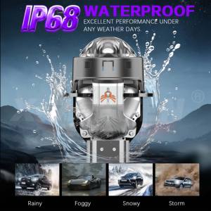 X-7SEVEN 85W Lentille de projecteur Bi-LED haute puissance 3 pouces Phare laser Mise à niveau aprè<span class=keywords><strong>s</strong></span>-vente pour véhicule modifié - Product Image 4