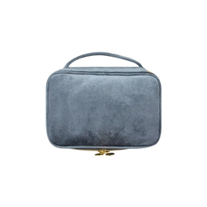 Cute Large Capacity Portable <b>Makeup</b> <b>Case</b> Cosmetic Bag Manufacturer Wholesale Custom Travel Felt Zipper Closure Luxury for Women - Product Image 4