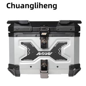 Boîte latérale arrière multifonctionnelle personnalisée 45/55L à dégagement rapide pour <span class=keywords><strong>moto</strong></span> et voiture électrique en alliage d'aluminium, étanche, vente en gros - Product Image 2
