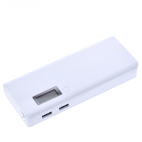Módulo de Banco de Energía con Doble USB y 5x18650, Caja de Batería para Teléfono Inteligente, Cargador de Teléfono Móvil, Carcasa para DIY