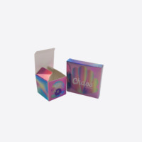 Boîtes d'emballage personnalisées vides, biodégradables, écologiques, en feuille d'or mat, 4 grammes, pour barres chocolatées MushShroom, Shroomz comestibles, en-cas
