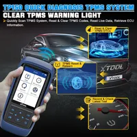 Dispositivo de Diagnóstico de Presión de Neumáticos XTOOL TP150, Herramienta de Reaprendizaje TPMS, Compatible con Actualizaciones Gratuitas de por Vida