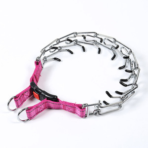 Nuevo <span class=keywords><strong>Collar</strong></span> de estrangulación sin tirar para perro, <span class=keywords><strong>Collar</strong></span> de pellizco, herramienta de entrenamiento y caminar para perros de acero inoxidable, Gargantilla, cadena, <span class=keywords><strong>Collar</strong></span> de punta para perro - Product Image 2
