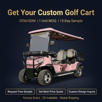 Voiturette de golf électrique Tarion 6 places 4+2, moteur AC 60V 4.0kW, suspension avant à ressorts à plaques, homologuée pour la route, 35 km/h, autonomie 90 km