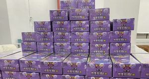Boîte mystère en papier authentique chinoise, <span class=keywords><strong>cartes</strong></span> à collectionner Scarlet Violet, 151 <span class=keywords><strong>cartes</strong></span>, boîte booster Pokémon Gengar avec une surprise étonnante - Product Image 4