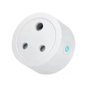 India South Africa 16A Wifi Energy Monitor Smart Power Socket Plug Voice Remote Control Smart Plug Wifi Type F Smart Plug