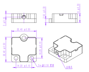 Cảm biến chuyển động nhỏ gọn 3 trục 2000Hz Độ chính xác cao ± 500 °/S ± 2000 °/S RS-422 đầu ra cho robot và điều khiển công nghiệp - Product Image 5