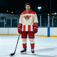 Sweat-shirts de hockey sur glace personnalisés par sublimation, haute qualité, séchage rapide, respirants, logo d'équipe personnalisé, vêtements d'équipe de hockey sur glace