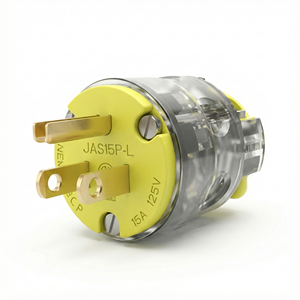 Cable de Extensión con Conector de Tierra de 3 Clavijas de Alta Resistencia Linsheng, Certificado ETL, <span class=keywords><strong>15</strong></span> A, 125 V, Enchufe de Repuesto Macho NEMA 5-15P con Luz LED - Product Image 2