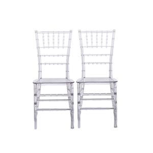 Cadeiras <span class=keywords><strong>Chiavari</strong></span> Transparentes de Plástico Acrílico Napoleão para Casamentos, Venda por Atacado - Product Image 2