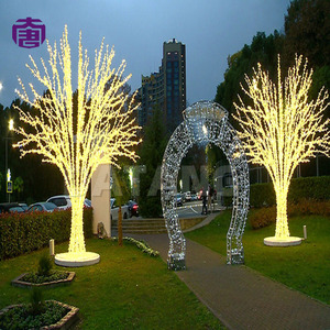 Outdoor Waterproof Led Crystal Tree <b>Light</b> Shimmering Decorative <b>Light</b> For Garden Park Street And Festival Landscape For Sale - Product Image 6