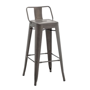 Taburete de Barra Alto Industrial de Acero Reforzado, Silla de Barra para Isla de Cocina - Product Image 1
