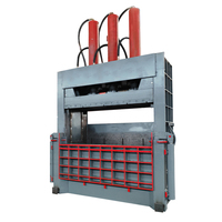 Compacteur vertical de déchets de qualité commerciale à double vérin hydraulique pour ferraille, plastique, bouteilles et carton
