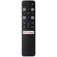 Control Remoto TCL Voice RC802V FNR1 de Código Fijo para Smart TV 4K 49P30FS 55C715 43S434 con 4 Botones, Batería AAA, Alcance de 10m