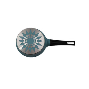 No-stick el tratamiento superficial <span class=keywords><strong>de</strong></span> <span class=keywords><strong>la</strong></span> <span class=keywords><strong>pintura</strong></span> sin cubierta <span class=keywords><strong>de</strong></span> aluminio 18 cm salsa olla - Product Image 4