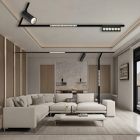 Tuya Zigbee Offre Spéciale usine Grille lumineuse pliante intelligente Plafond Éclairage intérieur Lumière sur rail magnétique