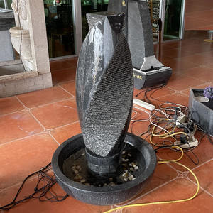 Fuente Decorativa de Agua para Jardín Exterior, Estilo Bali, Cascadas Fluidas, Diseño de Paisajismo en Venta - Product Image 5