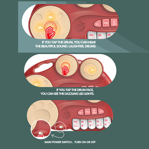 Đàn Piano Điện Tử, Đồ Chơi Âm Nhạc Vui Nhộn, Đánh Trống Bằng Tay, Xếp Hình, Quà Tặng Sinh Nhật Cho Trẻ Em - Product Image 5