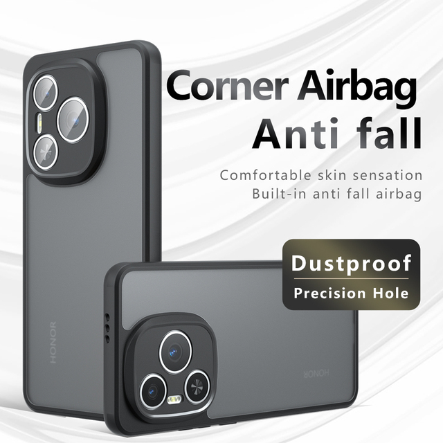 For Honor Power 5G 6.78" Case Ultra-thin Soft TPU Frame Clear Matte Back Cover Coque Fundas