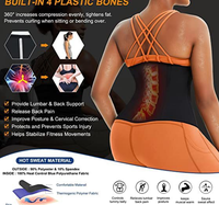 Débardeur de sauna en néoprène pour femme, corset amincissant à fermeture éclair, gaine sculptante, ceinture de sport