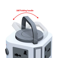 Multiple Plug Handle Tower Extension Board Protection contre les surcharges Extension électrique Trailing Socket Universal Outlet Power Strip