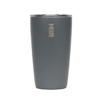 MiiR Tasse à café isotherme de luxe en acier inoxydable 12 oz blanche, isolation thermique >24h, portable, idéale comme cadeau d'affaires