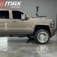 26x14 28x16 30x16 8x170 8x180 8x6.5 8x165.1 Geschmiedete Aluminium-LKW-Felgen mit Tiefbett für Dodge Ram 2500 3500 für GMC Sierra 3500HD