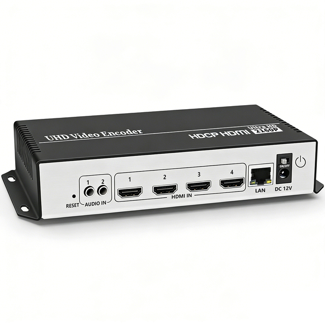 4 Channels H.265 H.264 Rtmp Srt Stream Video Encoder Hdcp hd hdmi to Ip Live Streaming Encoder