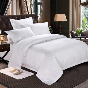 Parure <span class=keywords><strong>de</strong></span> lit d'hôtel 100% <span class=keywords><strong>coton</strong></span> pur 300TC <span class=keywords><strong>satin</strong></span> uni grande/extra grande <span class=keywords><strong>housse</strong></span> <span class=keywords><strong>de</strong></span> couette technologie <span class=keywords><strong>de</strong></span> tissage Villa - Product Image 1