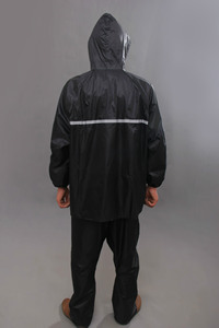 Pvc Polyester <strong>Nylon</strong> Rainsuit <strong>Raincoat</strong> Jacket and Trousers Hiking Camp Tour Climbing Fishing - Product Image 2