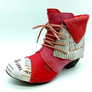 2021冬季时尚奢侈名牌流行意大利真皮设计师女靴女士鞋