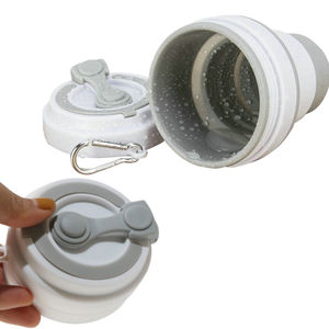 كوب سفر قابل للطي ، كوب ماء قهوة سيليكون قابل للطي للأماكن الخارجية - Product Image 5