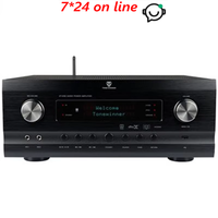 Kazanan/AT-2300 PRO 7.1. 4 panoramik siren güç amplifikatörü tiyatro profesyonel yüksek güçlü gölge K All-in-one makinesi 230wx7