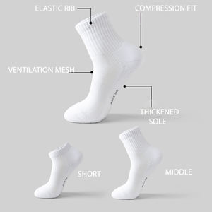 Protective Athletic <b>sock</b> thickened sole mesh instep design breathable and moisture wicking ideal for <b>training</b> wear - Product Image 2