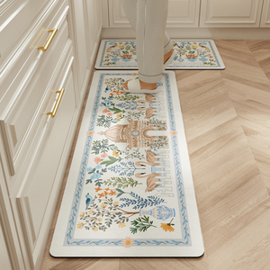 Tapis de solde cuisine imperméable rembourré strié tapis de buanderie tapis de coureur tapis de cuisine tapis et tapis lavables - Product Image 1