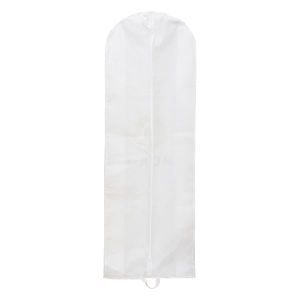 Eco-Friendly White Long <strong>Wedding</strong> <strong>Dress</strong> <strong>Garment</strong> <strong>Bag</strong> Non-Woven Bridal Gown with Custom Logo Foldable and Zipper Closure - Product Image 2