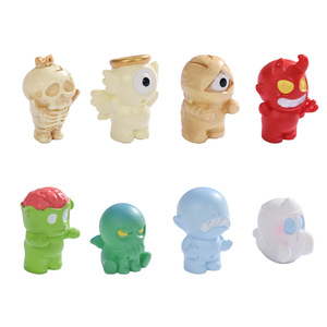 Ornements en résine de monstres de dessins animés d'Halloween, fantômes et impés mignons, décorations de bureau, aménagement de scènes de fêtes, vente en gros - Product Image 1